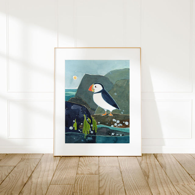 Coastal Puffin Print