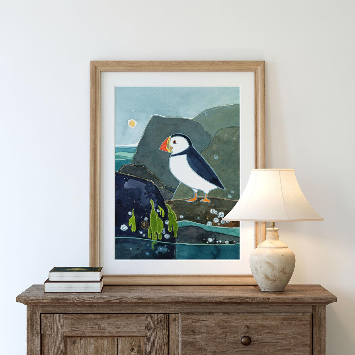 Coastal Puffin Print