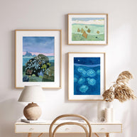 Bioluminescent Jellyfish Print