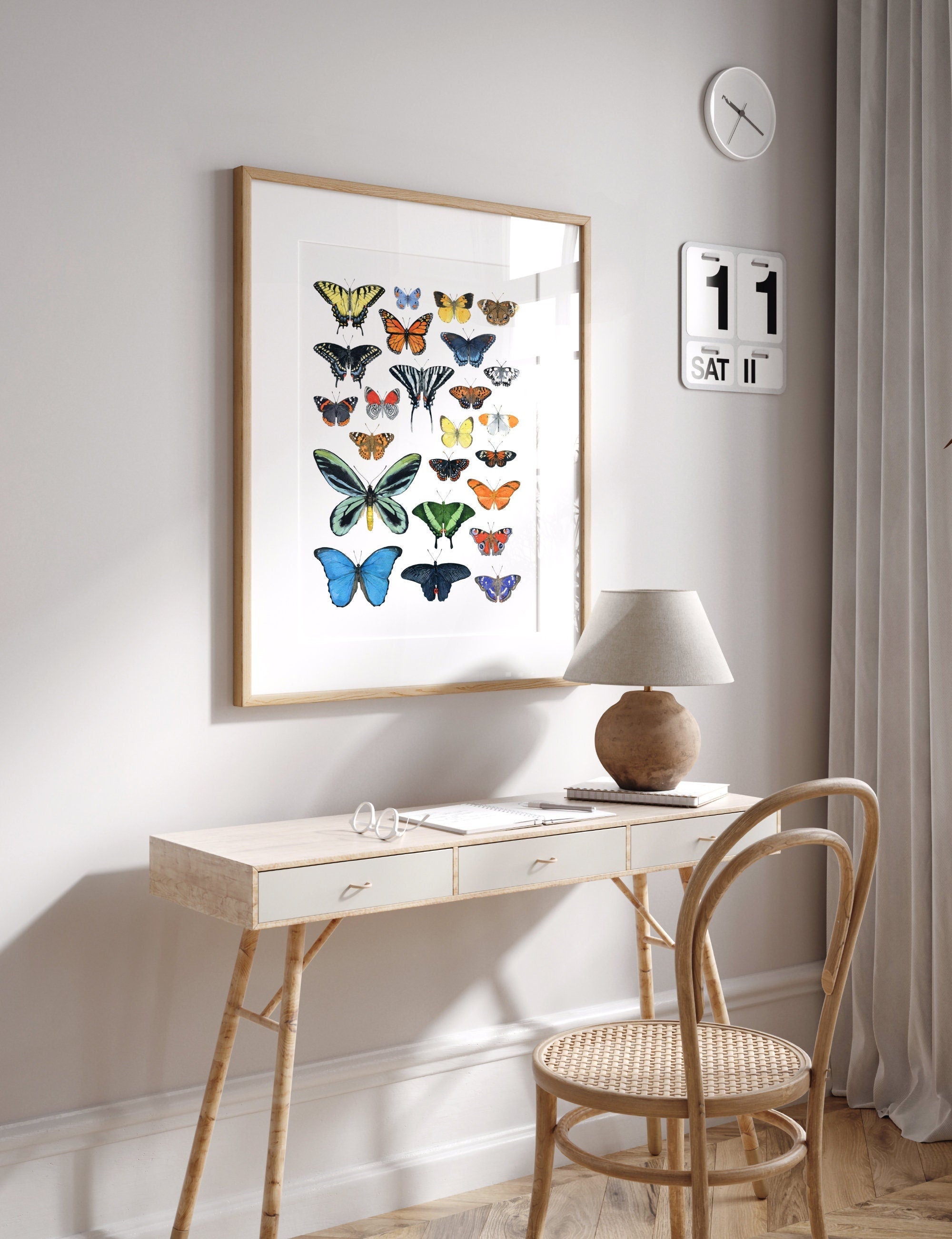 Butterflies Chart Print
