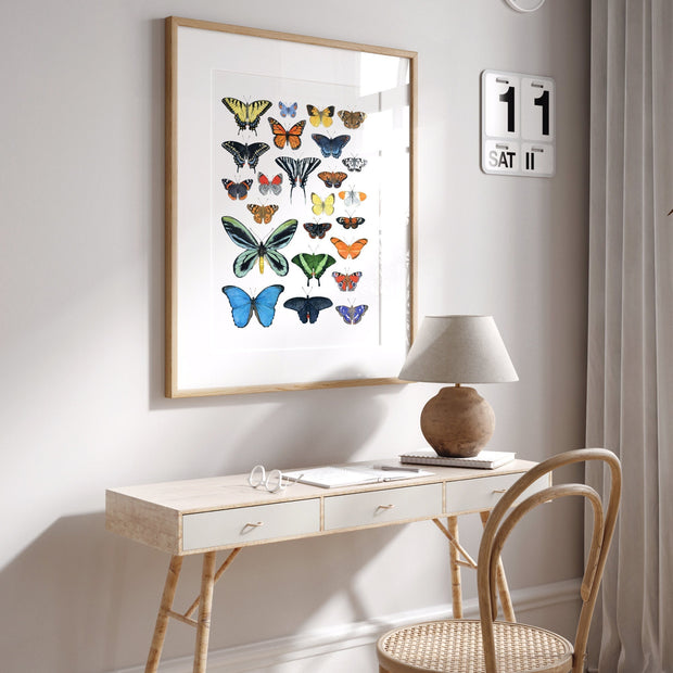 Butterflies Chart Print