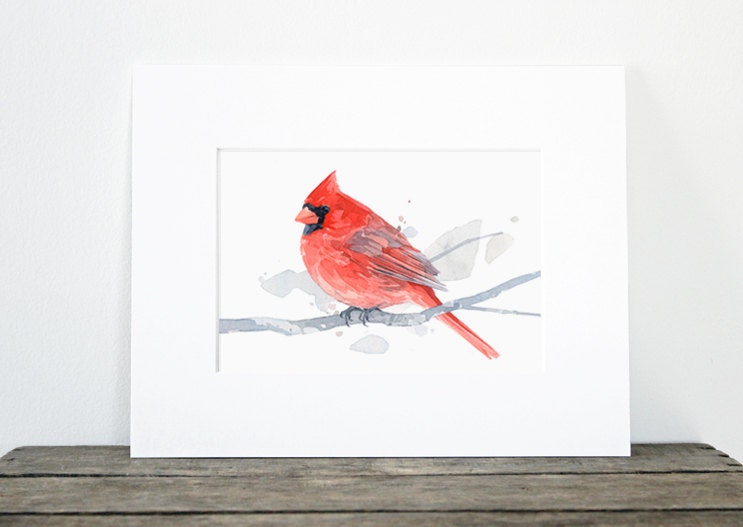 Red Cardinal Print