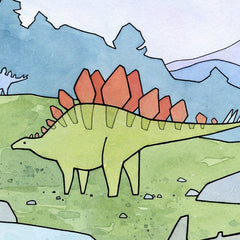 Stegosaurus Print