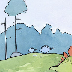 Stegosaurus Print