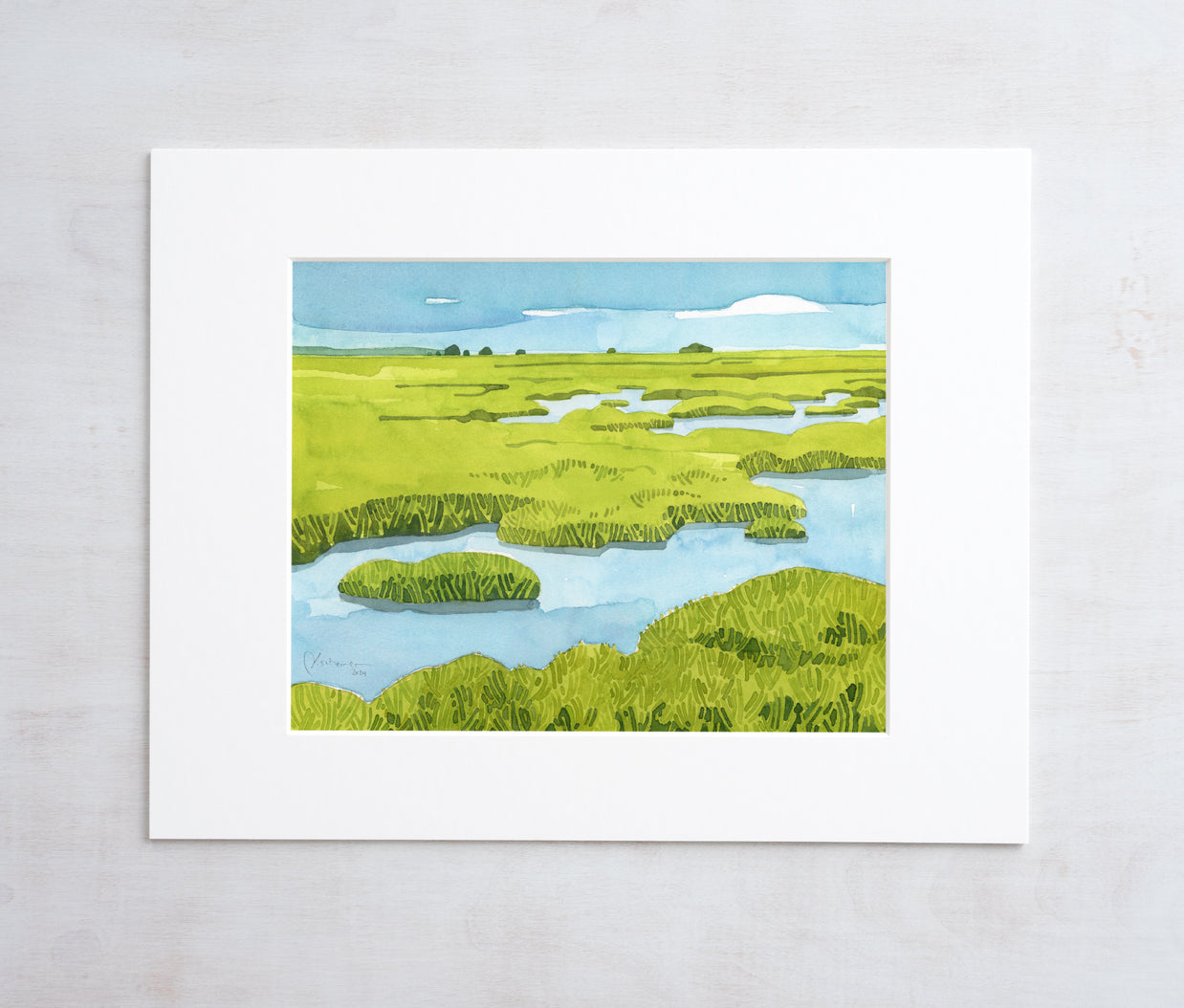 Salt Marsh Landscape Print