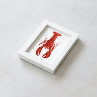 Framed Mini Lobster Watercolor Print
