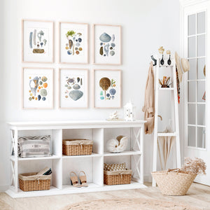 Beachcombing Print Set Seashore Wall Art