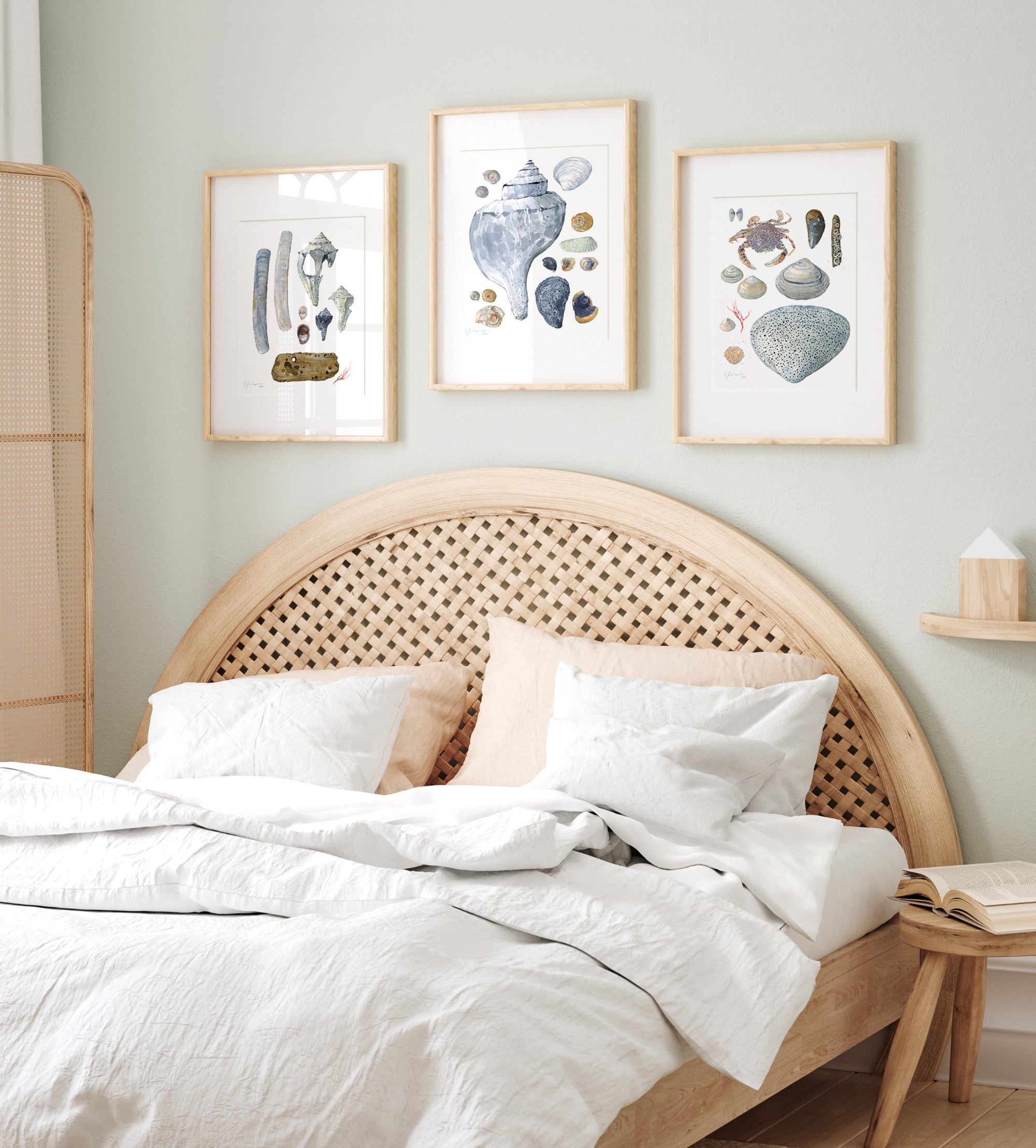 Beachcombing Print Set Seashore Wall Art