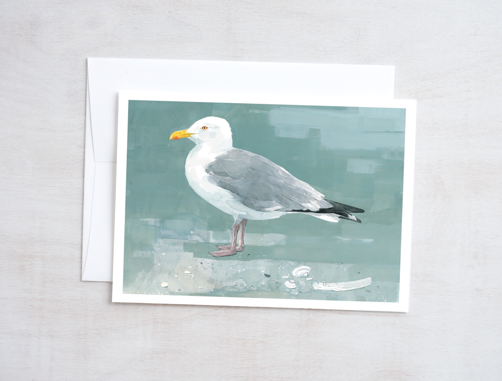 Shorebird Beach Card Set 2, Mixed Beach Bird Art Stationery Set