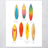 Surfboards Print Set