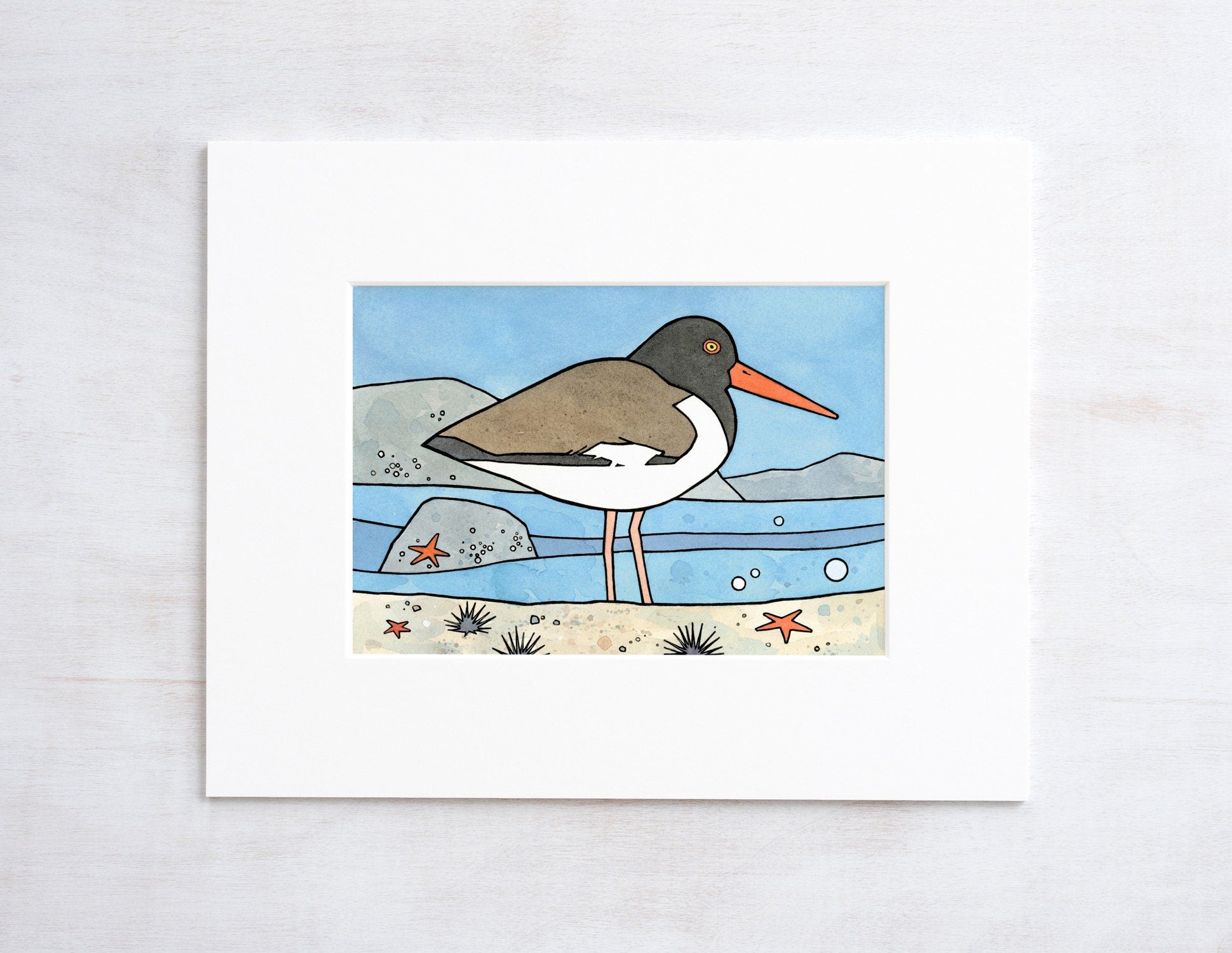 Choose Six 5x7" Prints, Animal Illustration Art Set