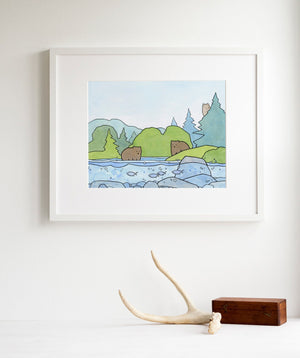 Choose Six 8x10 Prints, Animal Nursery Art Set