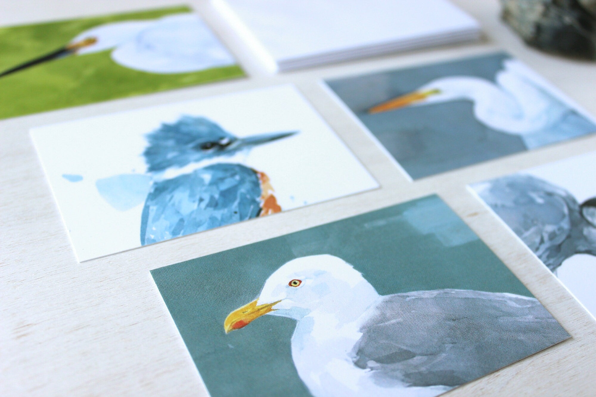 Shorebirds II Mini Gift Note Cards
