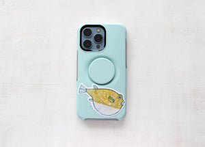 Pufferfish Sticker, Ocean Animal Laptop Sticker, Waterproof Vinyl Art Sticker Decal