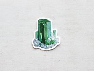 Emerald Sticker, Green Crystal Sticker